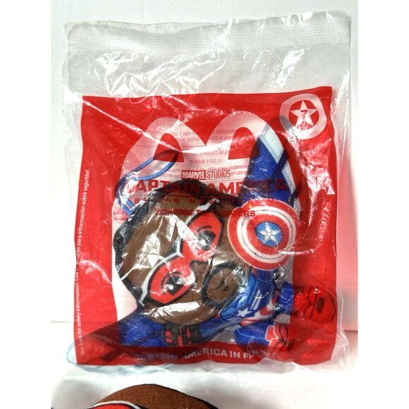 2024 McDonald's Captain America Brave New World Plush HAPPY MEAL Lot Of 11 Toys - Picture 3 of 13